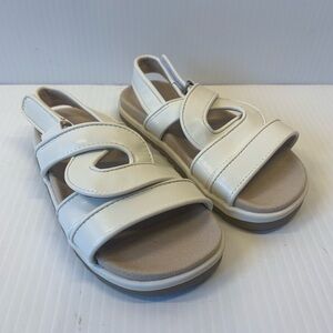 Zara White Kids Sandals with Adjustable Straps
